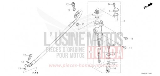 REAR BRAKE MASTER CYLINDER CRF450RN de 2022
